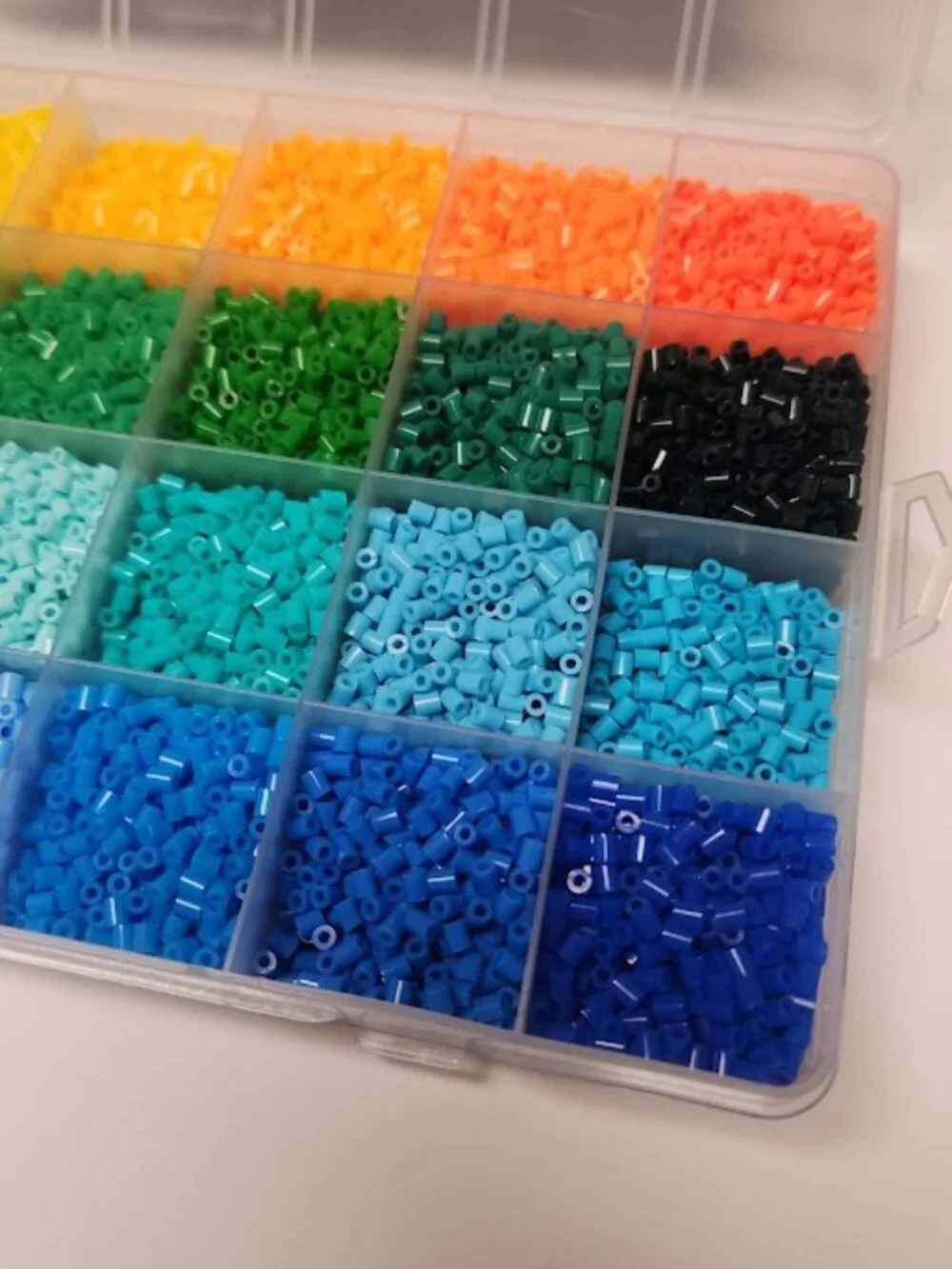 Mini Fuse Beads Kit 12,000 Beads 2.6mm in 24 Colors Craft Supplies Crafting Set